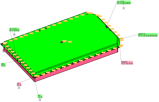 DTAS3D尺寸公差分析及尺寸鏈計(jì)算軟件：電池包公差仿真分析案例(圖1)